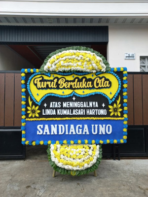 Papan Bunga Duka di Pulau Untung Jawa